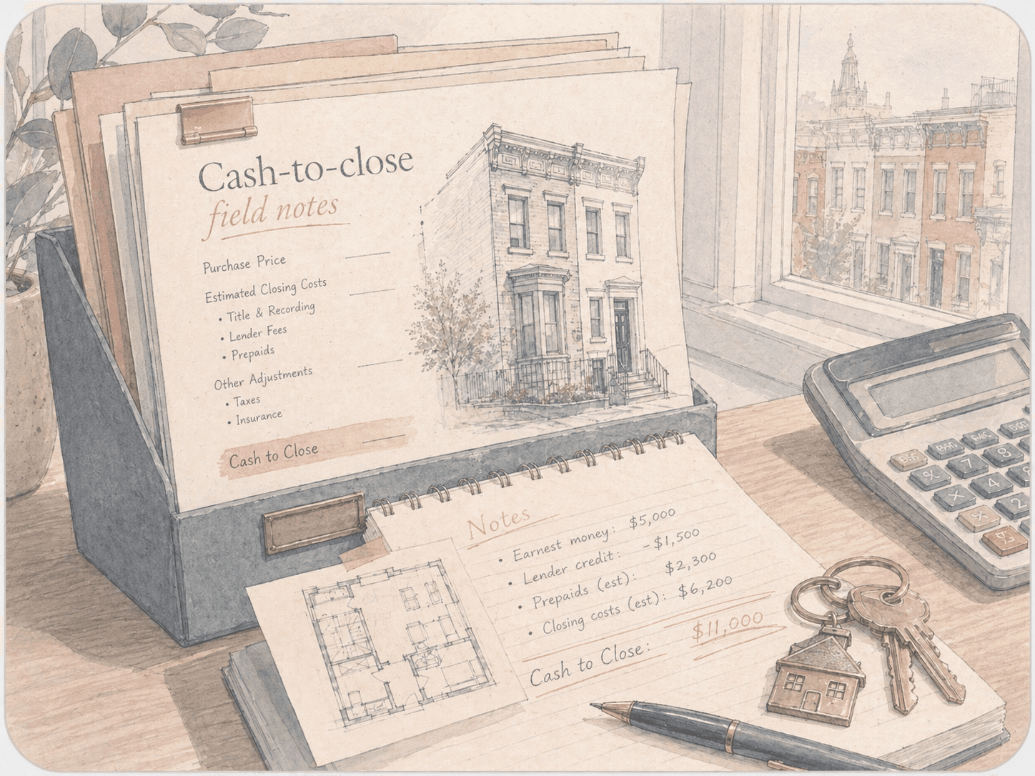 Philadelphia home buying cash-to-close planning notes